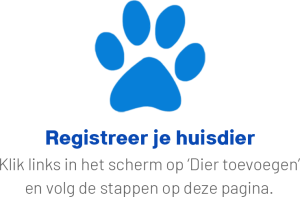 registratie huisdier